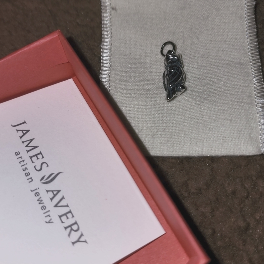 Sculpted owl charm